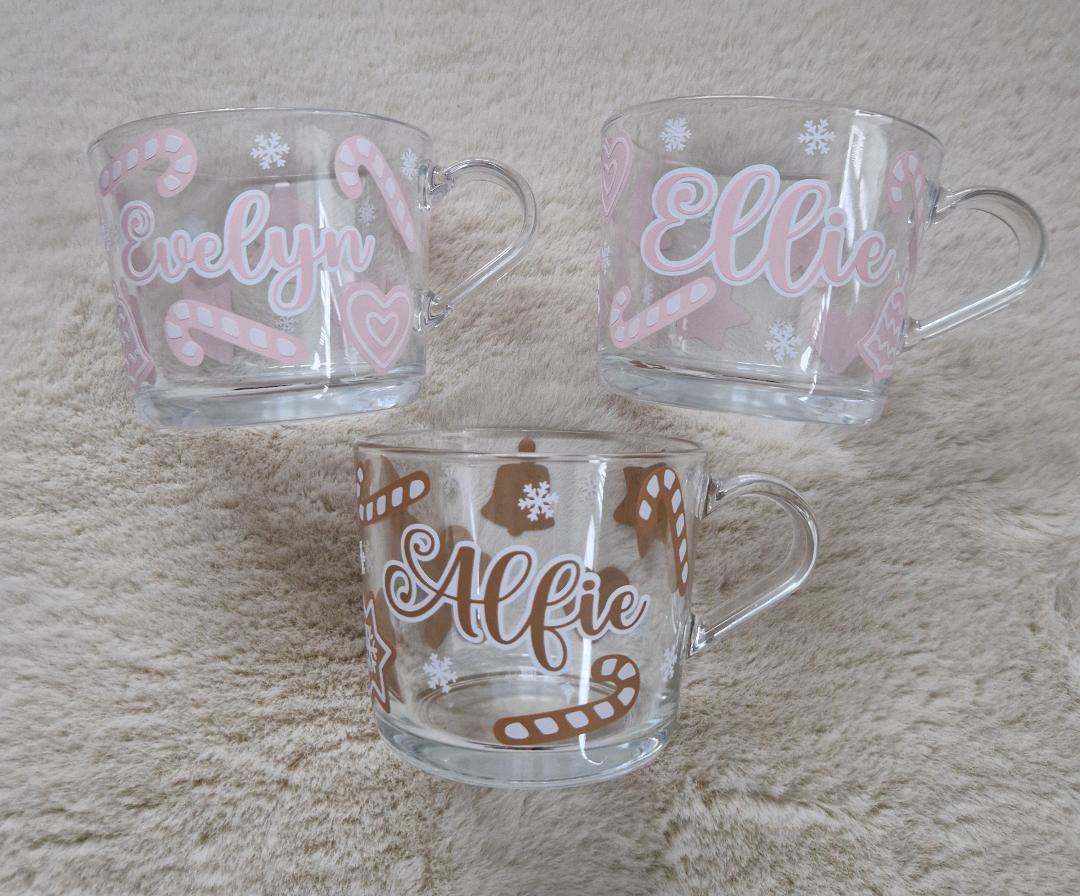 Christmas Cookie Glass Mug