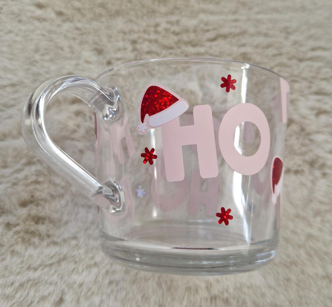 Ho Ho Ho Glass Mug