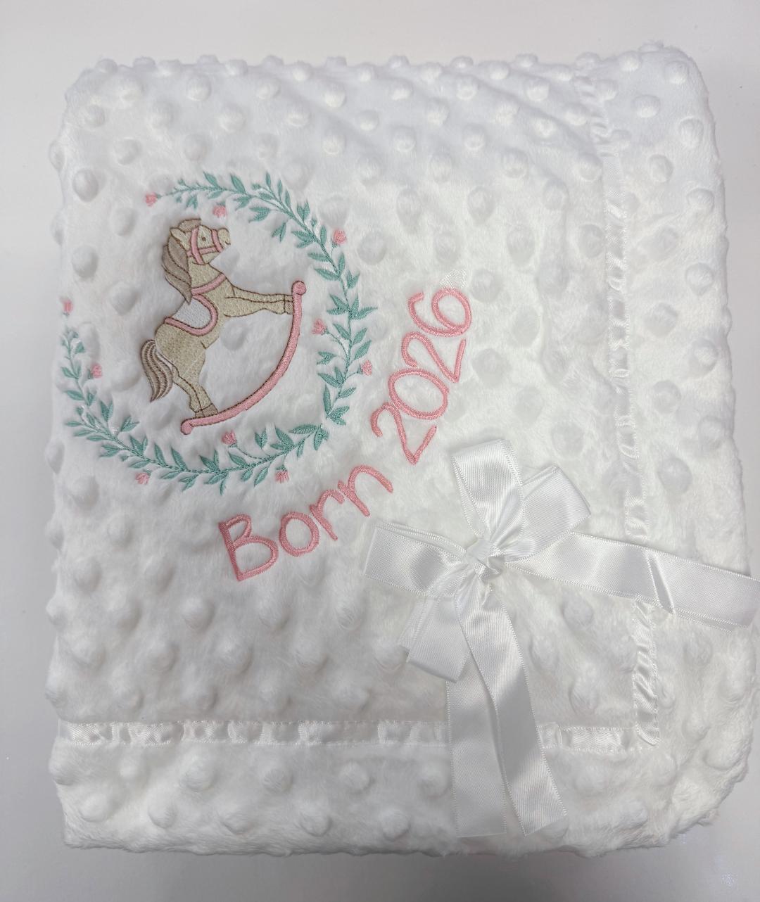 Rocking Horse Personalised blanket