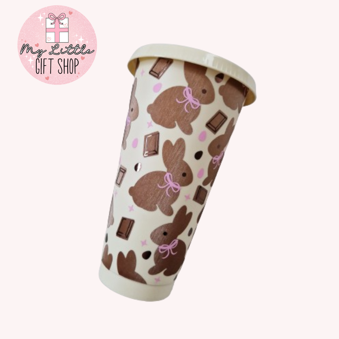 Chocolate Bunny Easter Cold Cup