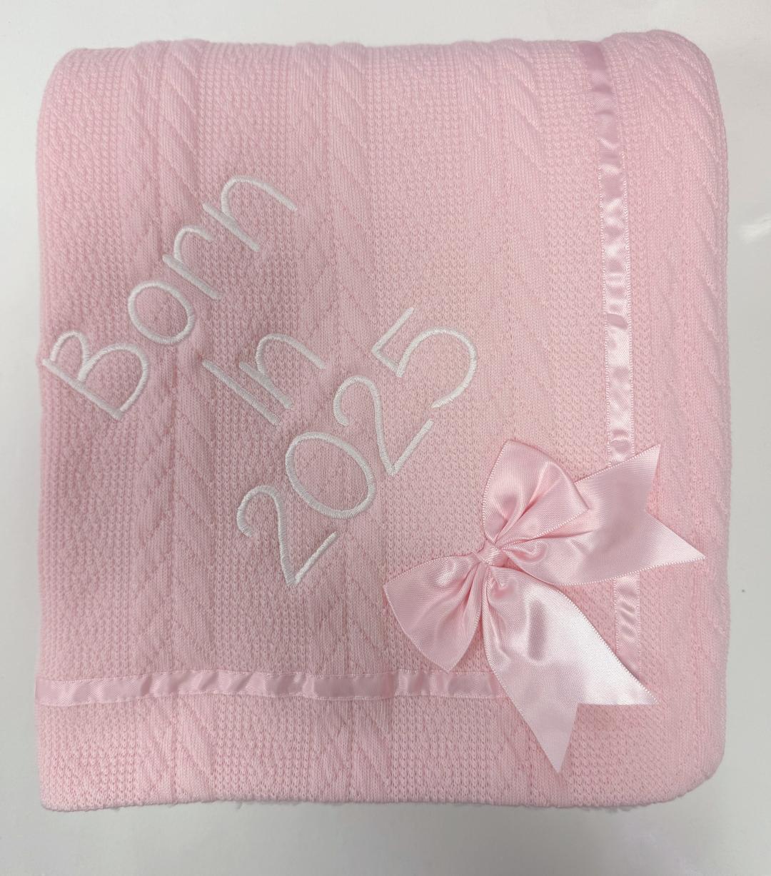 Born in 2026 / Personalised Blanket