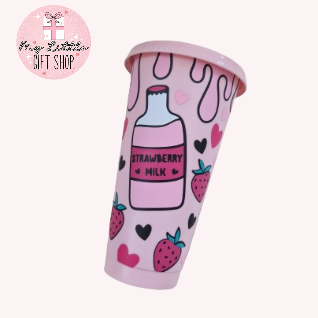 Pink Milkshake Cold Cup