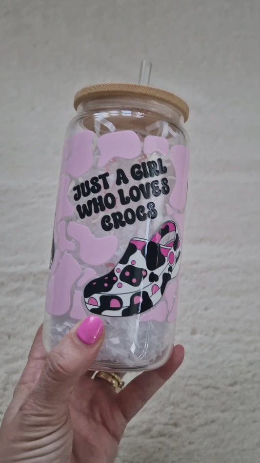 Crocs 16oz Glass Cup