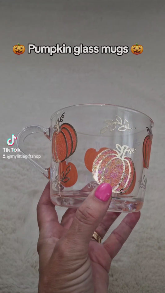 Pumpkin Glass Mug