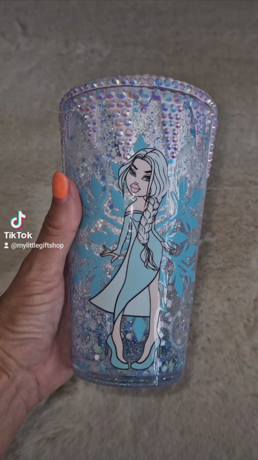 Bratz Elsa Snow Globe Tumbler